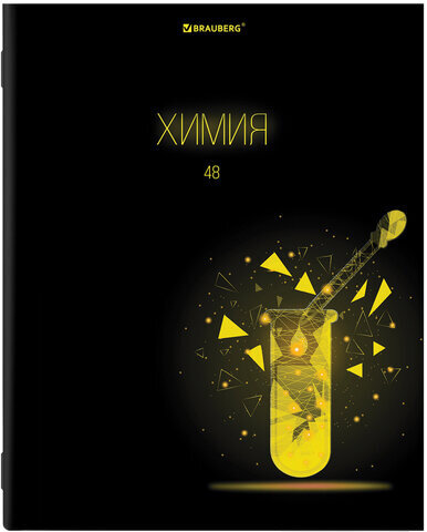 Тетради предметные, КОМПЛЕКТ 12 ПРЕДМЕТОВ, "DARK", 48 листов, глянцевый УФ-лак, BRAUBERG, 404028