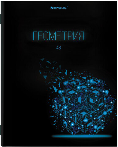 Тетради предметные, КОМПЛЕКТ 12 ПРЕДМЕТОВ, "DARK", 48 листов, глянцевый УФ-лак, BRAUBERG, 404028