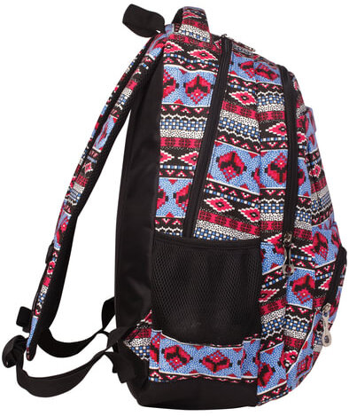 Рюкзак BRAUBERG для старшеклассников/студентов/молодежи, узоры, "Фигуры", 27 литров, 47х32х14 см, 226353