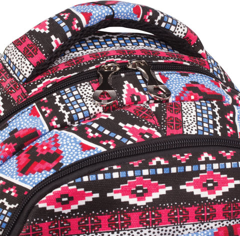 Рюкзак BRAUBERG для старшеклассников/студентов/молодежи, узоры, "Фигуры", 27 литров, 47х32х14 см, 226353