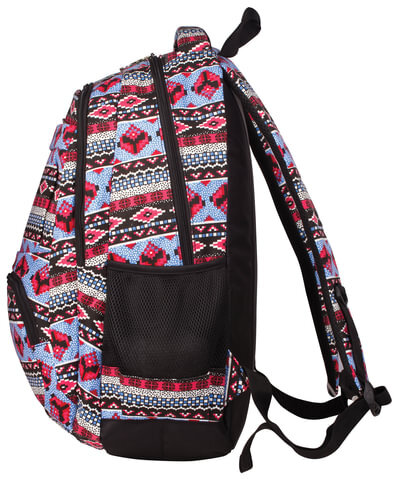 Рюкзак BRAUBERG для старшеклассников/студентов/молодежи, узоры, "Фигуры", 27 литров, 47х32х14 см, 226353