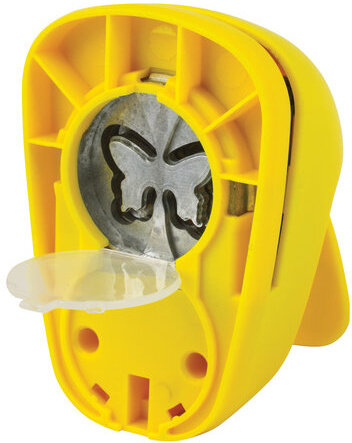 Дырокол фигурный 3D "Бабочка", диаметр вырезной фигуры 38 мм, ОСТРОВ СОКРОВИЩ, 227179