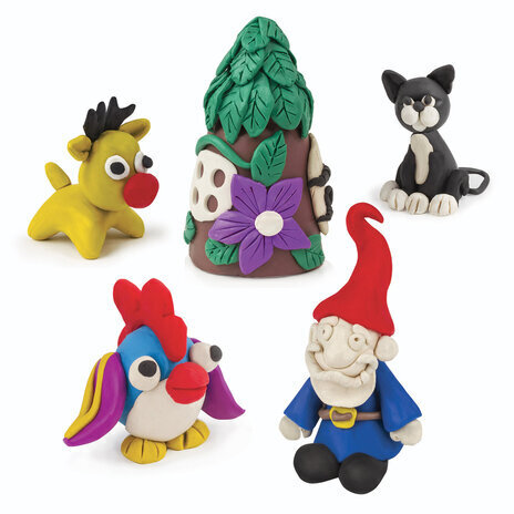 Пластилин в боксе ЮНЛАНДИЯ "ПОДВОДНЫЙ МИР", 24 цвета, 800 г, скалка, стек, 5 формочек, 105867