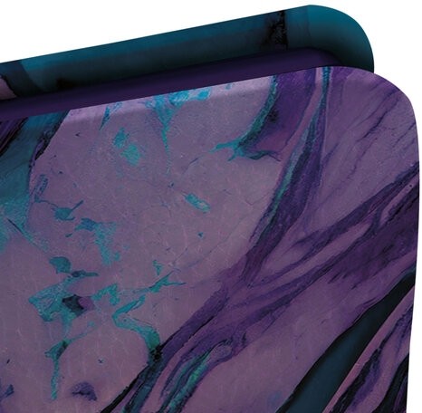 Еженедельник датированный 2026 МАЛЫЙ ФОРМАТ 95х155 мм, А6, BRAUBERG "Vista", под кожу, "Мрамор", 117202