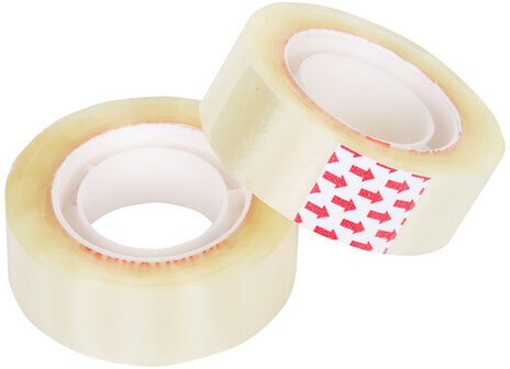 Клейкие ленты 19 мм х 33 м канцелярские BRAUBERG, КОМПЛЕКТ 4 шт., прозрачные, гарантированная длина, 228762