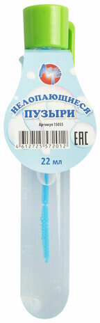 Мыльные пузыри "Нелопающиеся", 22 мл, дисплей 24 шт., АЛЕКС ТОЙЗ, 15035