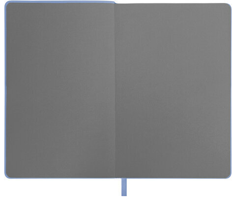 Ежедневник недатированный А5 138х213 мм BRAUBERG "Metropolis Mix", под кожу, 136 л., голубой, 113296