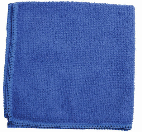 Салфетка универсальная, микрофибра, 30х30 см, синяя, ЛЮБАША ЭКОНОМ, 603949