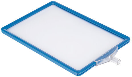 Стойка-инфодержатель напольная (ценникодержатель), 210x300 мм, А4, сталь, СИНЯЯ, BRAUBERG, 291034