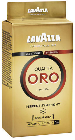 Кофе молотый LAVAZZA "Qualita Oro", арабика 100%, 250 г, 1991