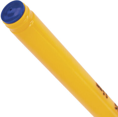 Ручка шариковая масляная BRAUBERG "Oil Sharp", СИНЯЯ, корпус оранжевый, узел 0,7 мм, линия письма 0,5 мм, 141532