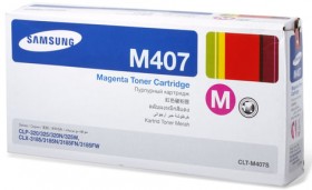 Картридж лазерный SAMSUNG (CLT-M407S) CLP-320/325/N, CLX-3185/N/FN и др., оригинальный, пурпурный