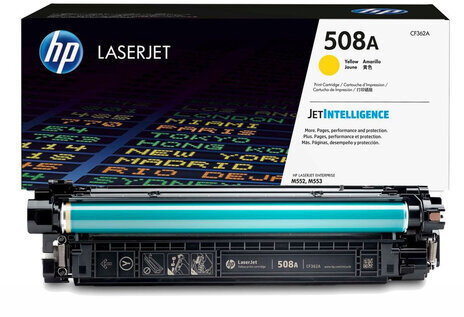 Картридж лазерный HP (CF362A) LaserJet Pro M552/M553, №508A, желтый, оригинальный, ресурс 5000 страниц