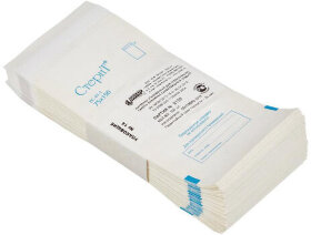 Пакет бумажный самоклеящийся ВИНАР СТЕРИТ, комплект 100 шт., для ПАРОВОЙ/ВОЗДУШНОЙ стерилизации, 75х150 мм, 4