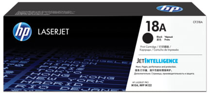 Картридж лазерный HP (CF218A) LaserJet Pro M132a/132fn/132fw/132nw/M104a/104w, №18A, оригинальный, 1400 стр.