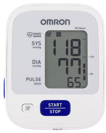 Тонометр OMRON M2 (HEM-7121-ALRU) манжета 22-42см, автоматический, на плечо, адаптер питания