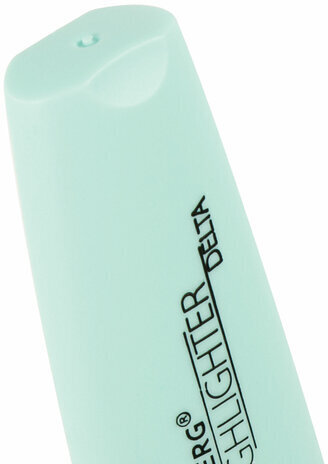 Текстовыделитель BRAUBERG "DELTA PASTEL", БИРЮЗОВЫЙ, линия 1-5 мм, 151732