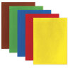 Цветной фетр для творчества, А4, ОСТРОВ СОКРОВИЩ, самоклеящийся, 5 листов, 5 цветов, толщина 2 мм, 660090
