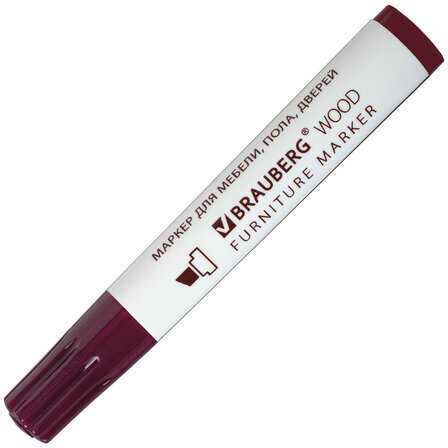 Маркеры для ремонта мебели и изделий из дерева, 6 ЦВЕТОВ, BRAUBERG WOOD, 152203