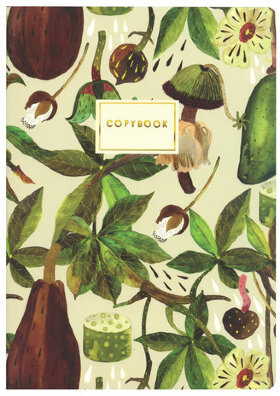 Тетрадь B5 (179x250 мм), 60 листов, BRUNO VISCONTI сшивка, клетка, Soft Touch, фольга, бежевая бумага 70 г/м, "БАОБАБ", 7-60-001/11