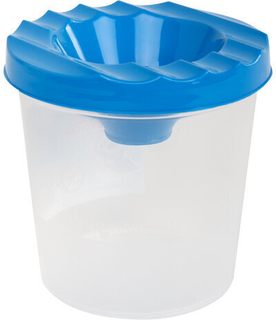 Стакан-непроливайка ЮНЛАНДИЯ "ЮНЫЙ ВОЛШЕБНИК", голубая крышка, 192129