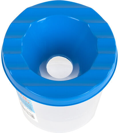 Стакан-непроливайка ЮНЛАНДИЯ "ЮНЫЙ ВОЛШЕБНИК", голубая крышка, 192129