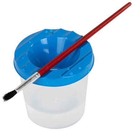 Стакан-непроливайка ЮНЛАНДИЯ "ЮНЫЙ ВОЛШЕБНИК", голубая крышка, 192129