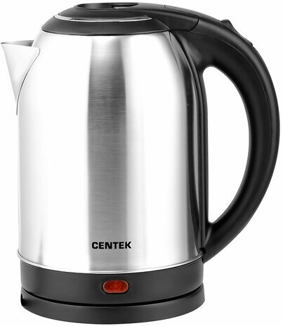 Чайник CENTEK CT-0037, 2 л, 2200 Вт, закрытый нагревательный элемент, сталь