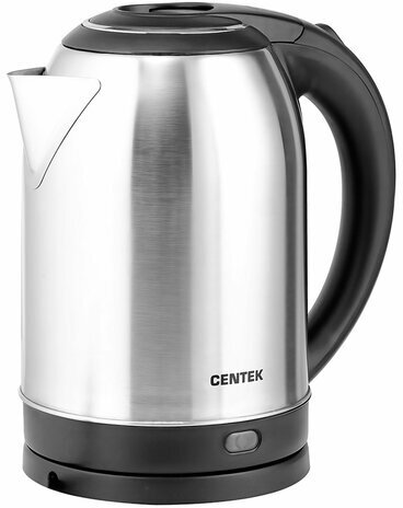 Чайник CENTEK CT-0037, 2 л, 2200 Вт, закрытый нагревательный элемент, сталь