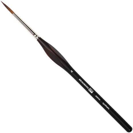 Кисти художественные набор 5 шт., синтетика, BRAUBERG ART CLASSIC, ЭРГОНОМИЧНЫЕ, 200950