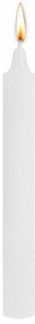Свечи хозяйственные Standard, до 5 часов, КОМПЛЕКТ 6 шт., H=165 мм, D=16 мм, в пленке, LAIMA, 609205