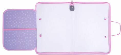 Папка для труда на молнии с ручками ПИФАГОР А4, 1 отделение, пластик, органайзер, "Sweet Dreamer", 271471