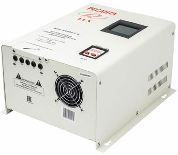 Стабилизатор РЕСАНТА АСН-10 000 Н/1-Ц, 10000 Вт, 140-260 В, настенное крепление, 63/6/18