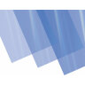 Обложки пластиковые для переплета, А4, КОМПЛЕКТ 100 шт., 150 мкм, прозрачно-синие, BRAUBERG, 530826