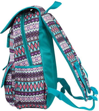 Рюкзак BRAUBERG для старшеклассников/студентов/молодежи, узоры, "Ромб", 15 литров, 34х25,5х12,5 см, 226358