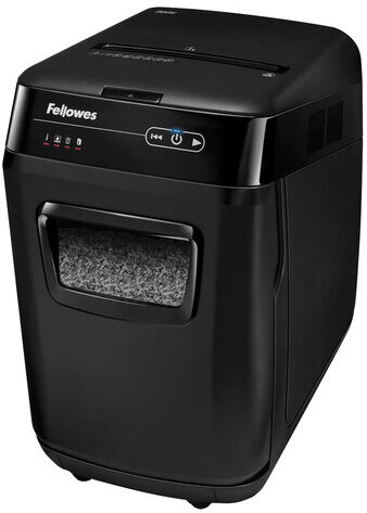 Уничтожитель (шредер) с автоподачей FELLOWES AUTOMAX 200M, 5 уровень секретности, 2x14 мм, 32 л, FS-46563
