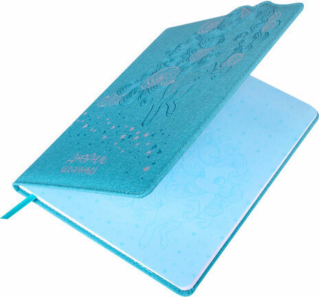 Дневник 1-4 класс 48 л., кожзам (твердая с поролоном), фигурный край, фольга, ЮНЛАНДИЯ, "Unicorn", 106183