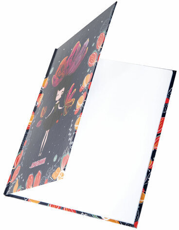 Дневник 1-4 класс 48 л., твердый, ЮНЛАНДИЯ, глянцевая ламинация, с подсказом, "Flower Girl", 106354