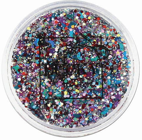 Косметика детская Гель-блестки для тела/лица "Микс", 25 мл, с кисточкой, блистер, LUKKY, Т11927