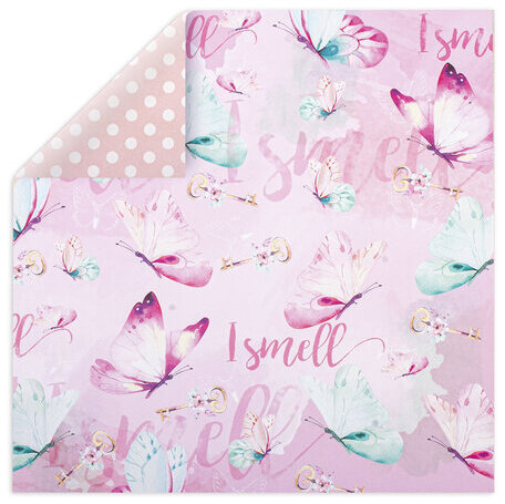 Бумага для скрапбукинга 30х30 см "Нежность природы", двусторонняя, 12 листов, 12 дизайнов, 180 г/м2, ОСТРОВ СОКРОВИЩ, 662771