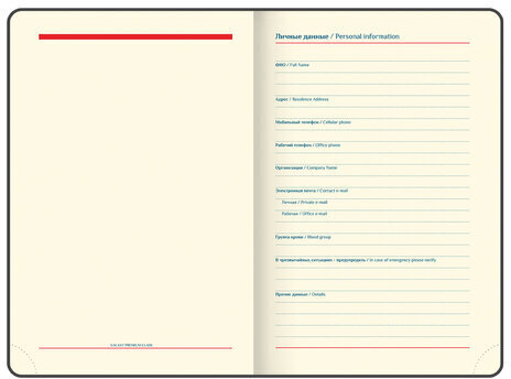 Ежедневник недатированный А5 (148х218 мм) GALANT "Magnetic", кожзам, магнитный клапан, 160 л., синий, 111879