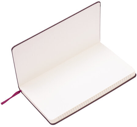 Блокнот А5 (130х210 мм), BRAUBERG ULTRA, балакрон, 80 г/м2, 96 л., клетка, бордовый, 113037