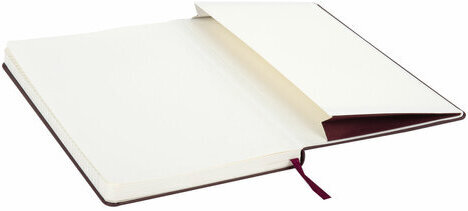 Блокнот А5 (130х210 мм), BRAUBERG ULTRA, балакрон, 80 г/м2, 96 л., клетка, бордовый, 113037