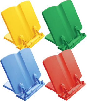 Подставка для книг пластиковая, ассорти, европодвес, ПК60