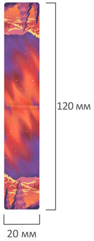 Закладки для книг МАГНИТНЫЕ, "GALAXY", набор 12 шт., 60x20 мм, BRAUBERG, 113171