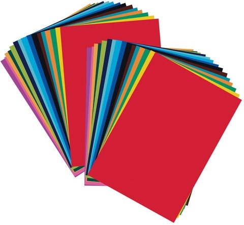 Набор картона и бумаги А4 мелованные (картон 16 л. 8 цветов, бумага 16 л. 16 цветов), BRAUBERG, 113566