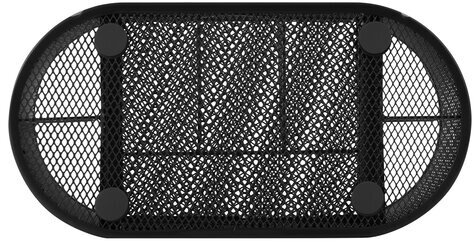Подставка-органайзер металлическая BRAUBERG "Germanium", 9 секций, 105х220х110 мм, черная, 237418