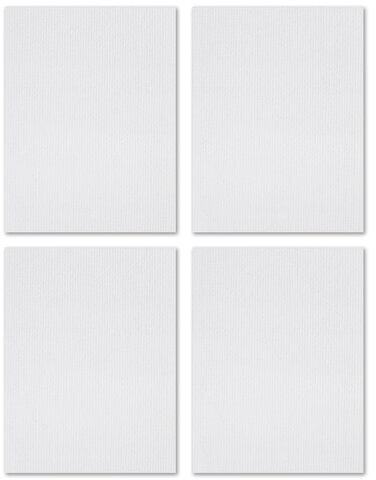 Холсты на магните прямоугольные НАБОР 4 шт., 6х8 см, 280 г/м2, 100% хлопок, BRAUBERG ART CLASSIC, 192335