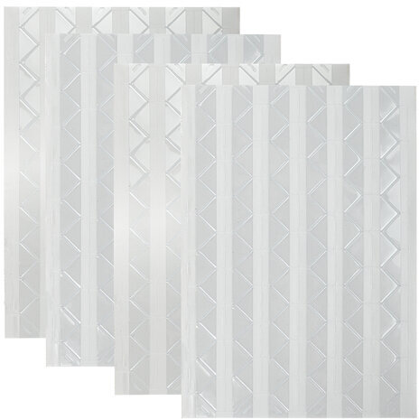 Уголки для фотографий САМОКЛЕЯЩИЕСЯ, 408 штук, 4 листа в наборе, BRAUBERG, 391311