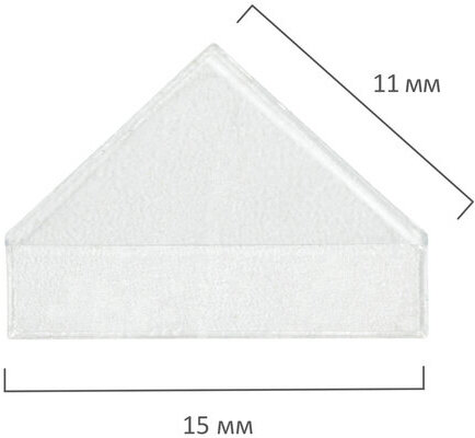 Уголки для фотографий САМОКЛЕЯЩИЕСЯ, 408 штук, 4 листа в наборе, BRAUBERG, 391311